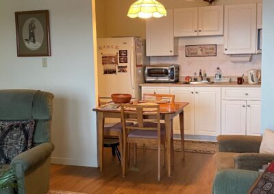 Kitchen and dining area at the Maryanna Residence